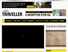 Tablet Screenshot of natgeotraveller.co.uk